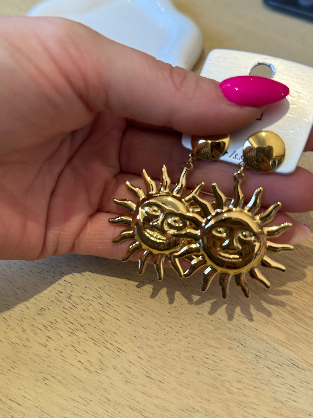 Boucles d’oreilles soleil