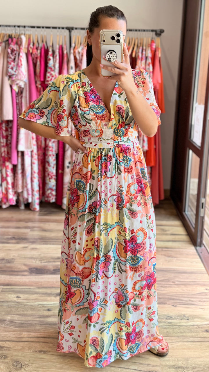 Robe longue Lita (PRÉCOMMANDE EXPÉDITION LE 9/06)