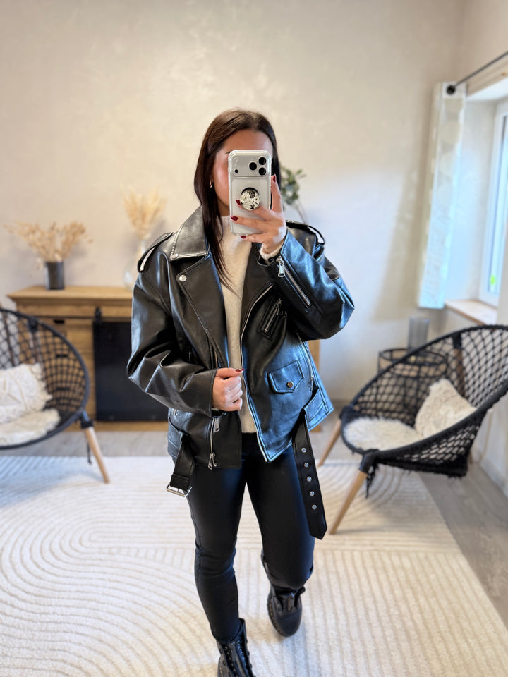 Perfecto noir oversize