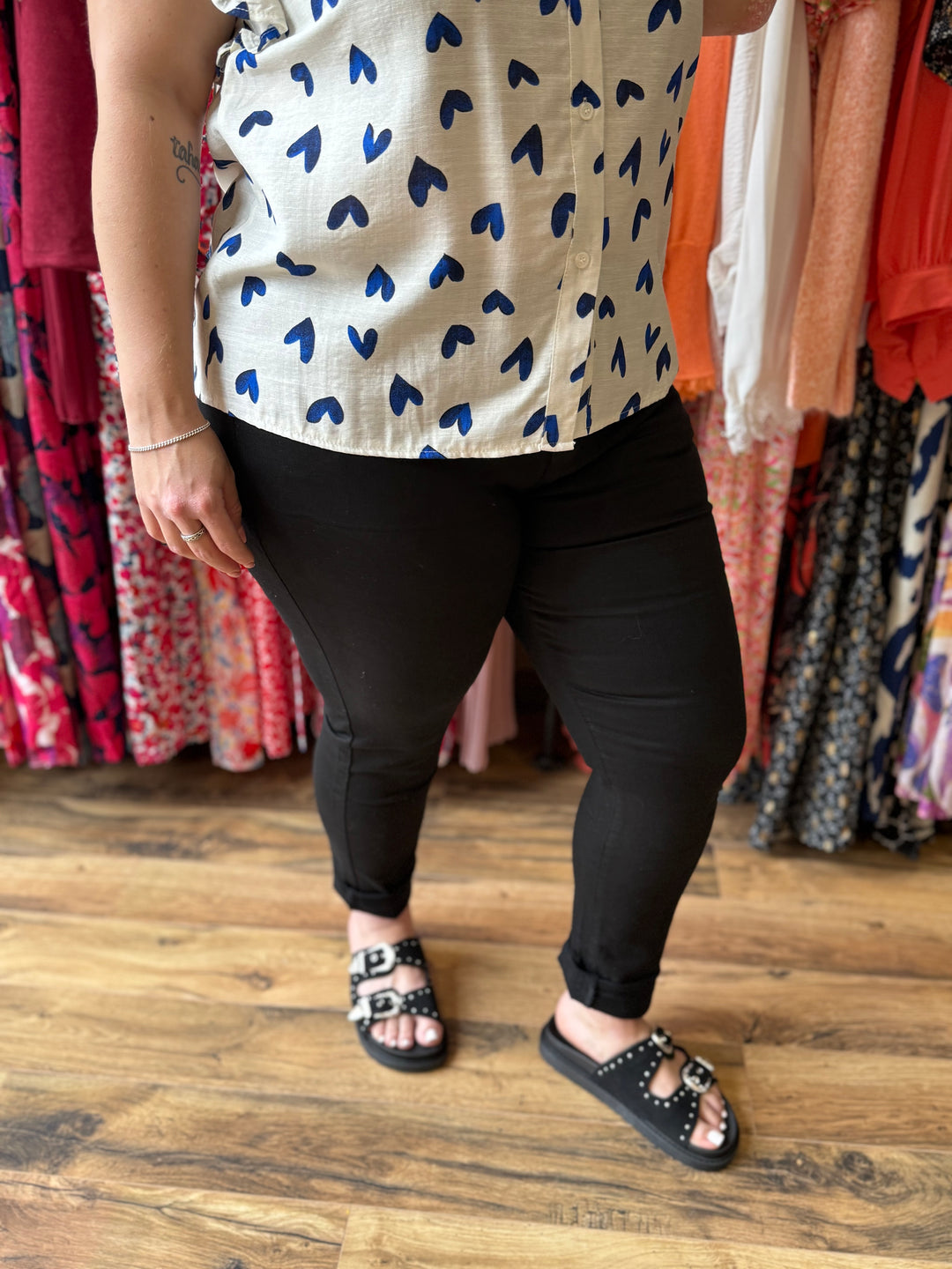 Jean Noir curvy léger