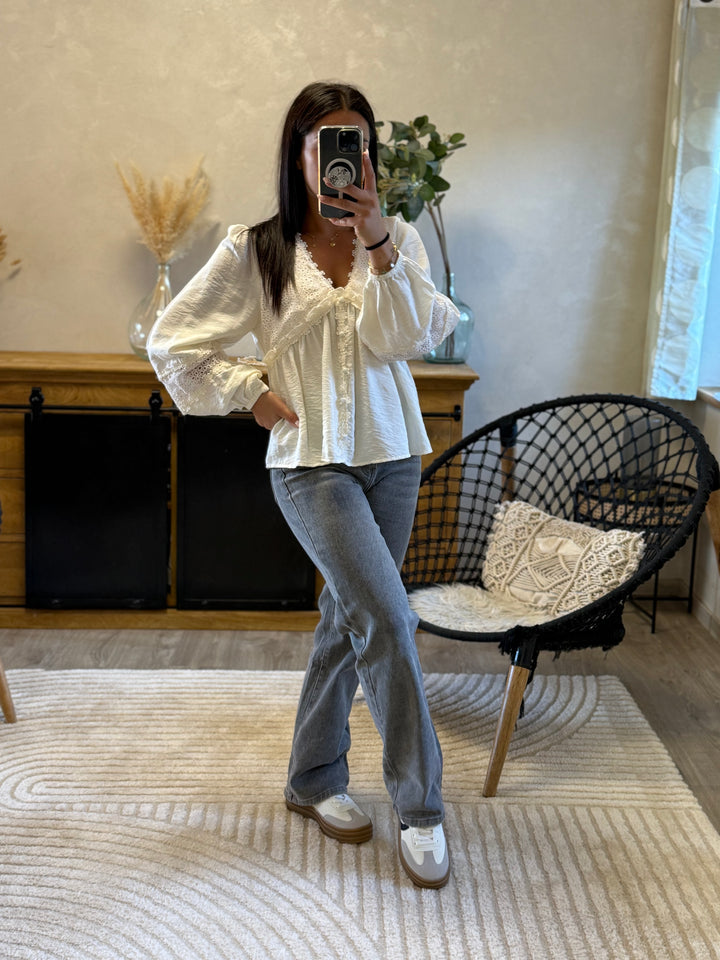 Blouse Flow écru