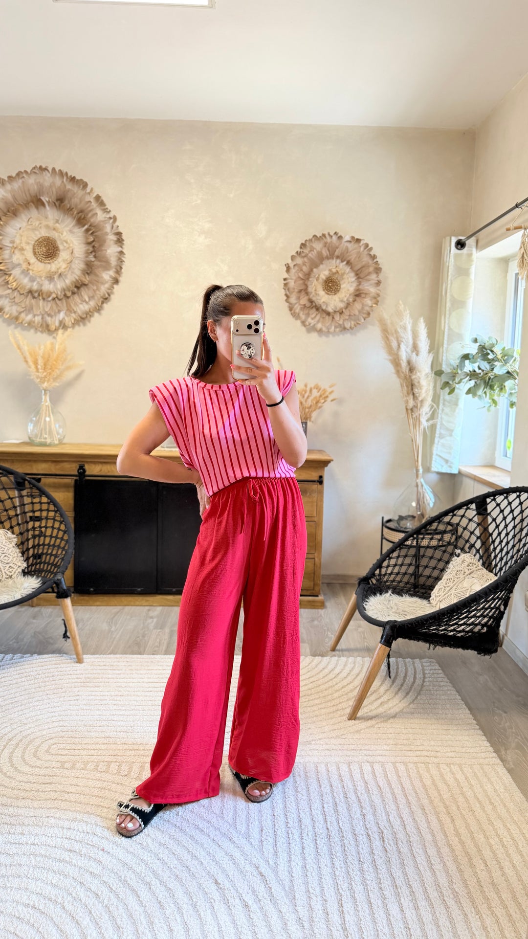 Pantalon Valentino rouge