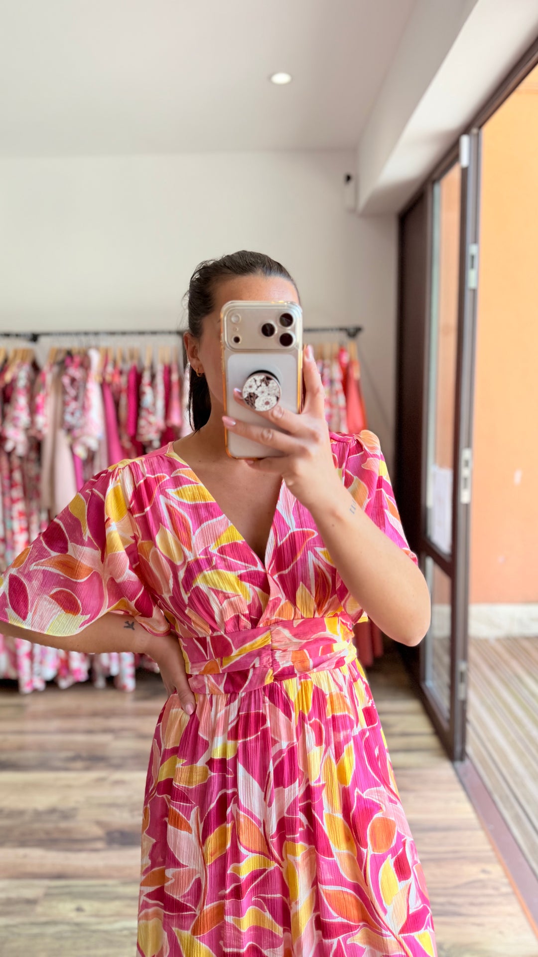 Robe longue Arlequin
