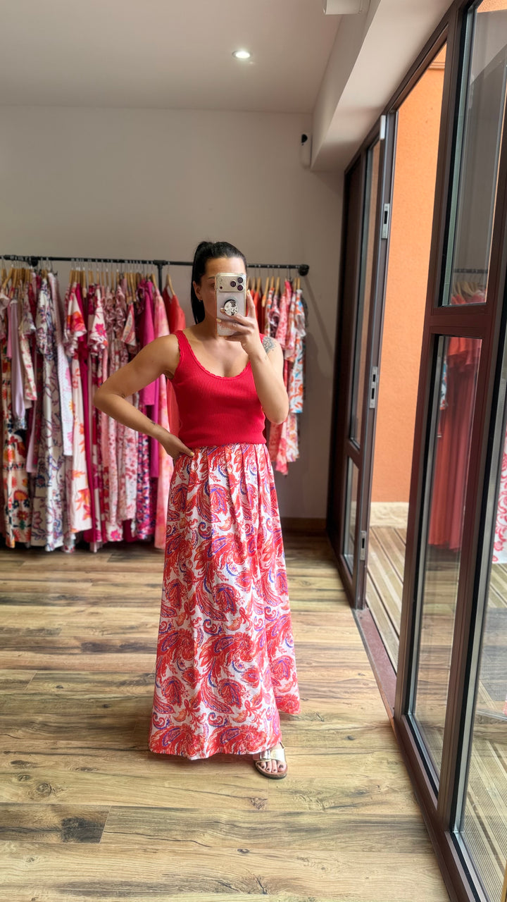 Top Molos rouge