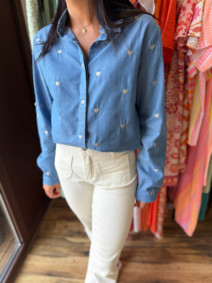 Jean wild leg crème