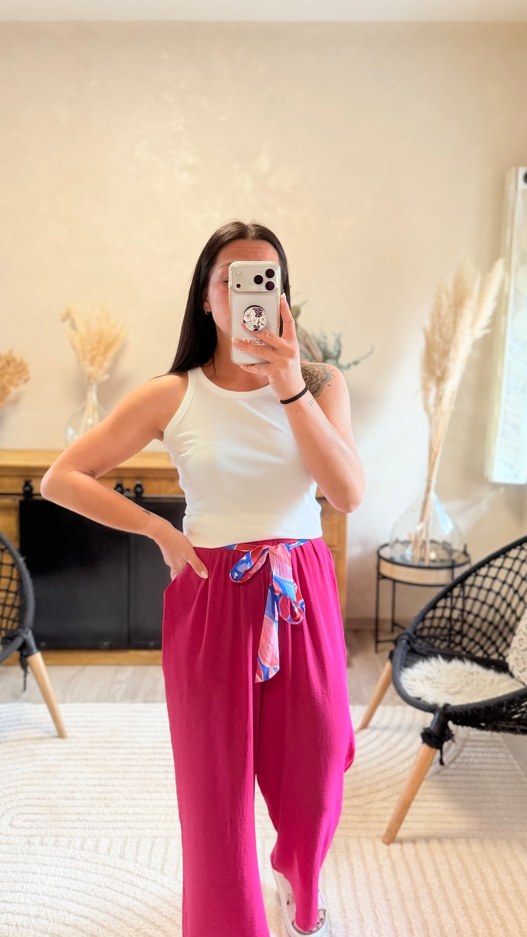 Pantalon Wilma fushia