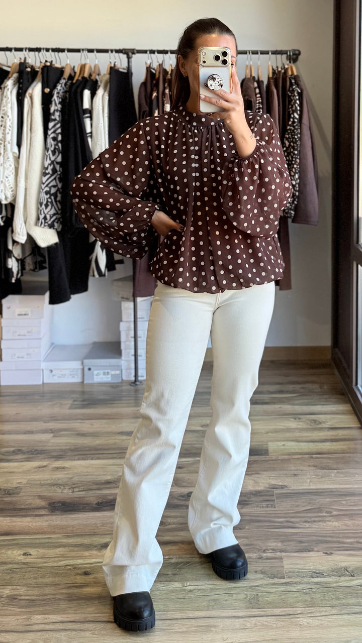 Blouse Lysa chocolat