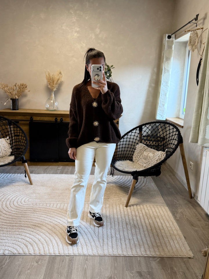 Gilet Betty chocolat