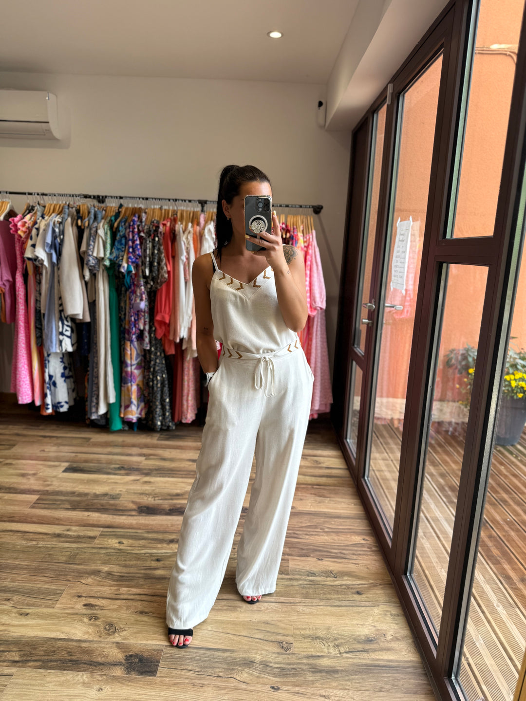 Pantalon en Lin Molina