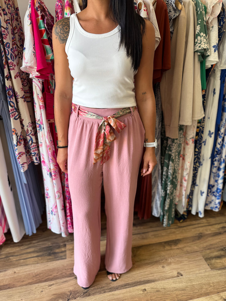 Pantalon Wilma rose CURVY