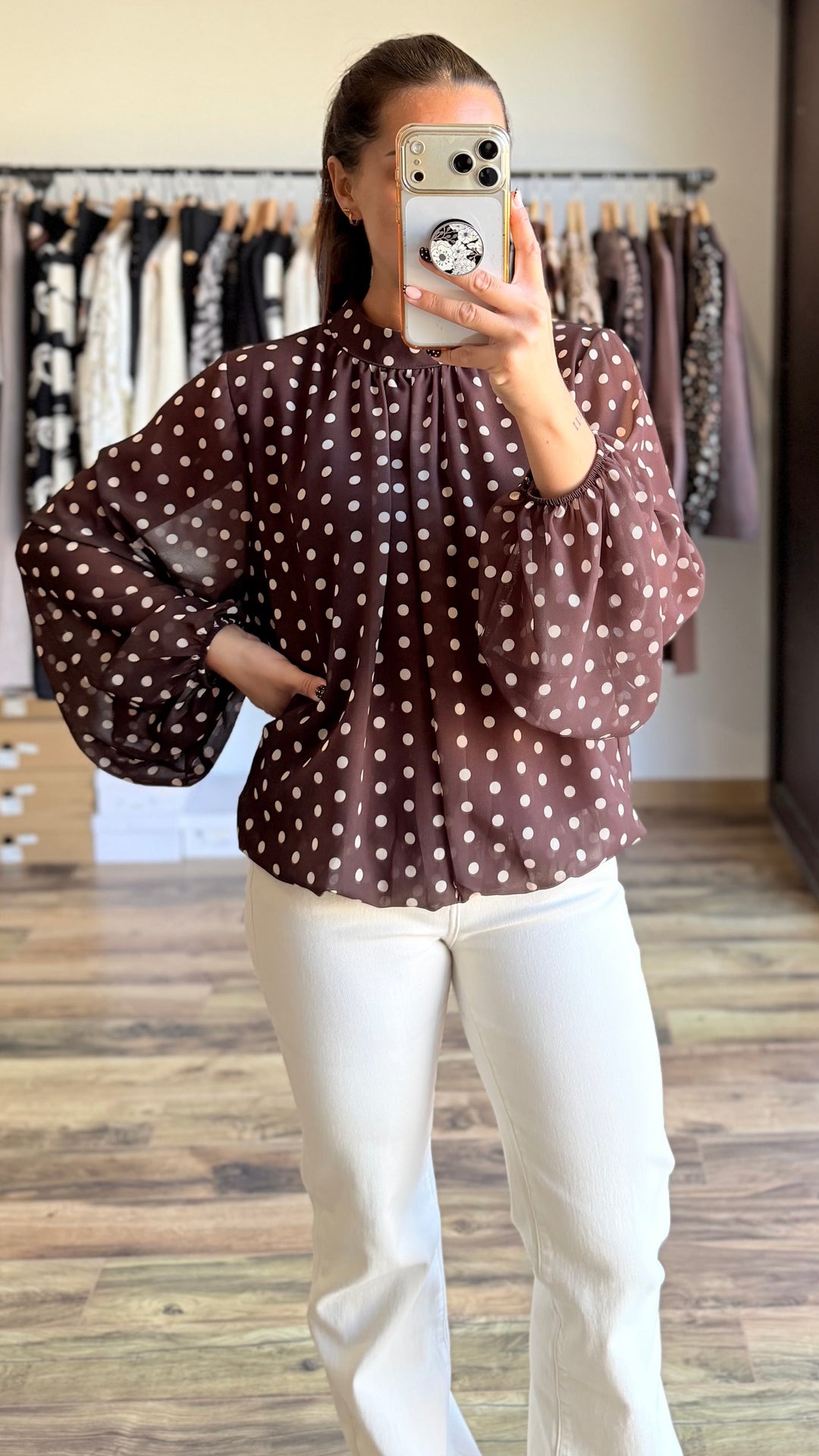 Blouse Lysa chocolat