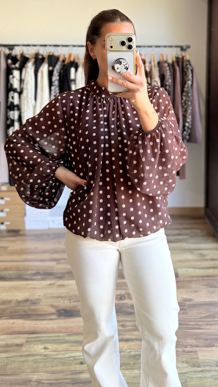 Blouse Lysa chocolat