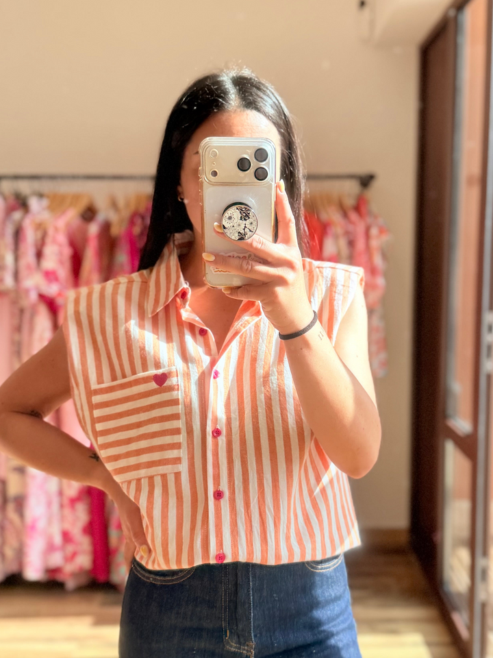 Chemise Calsy orange