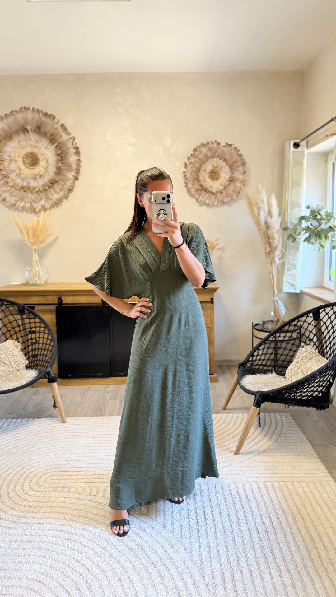 Robe longue Jehan Kaki