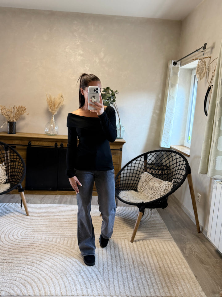 Jean flair Valentin gris