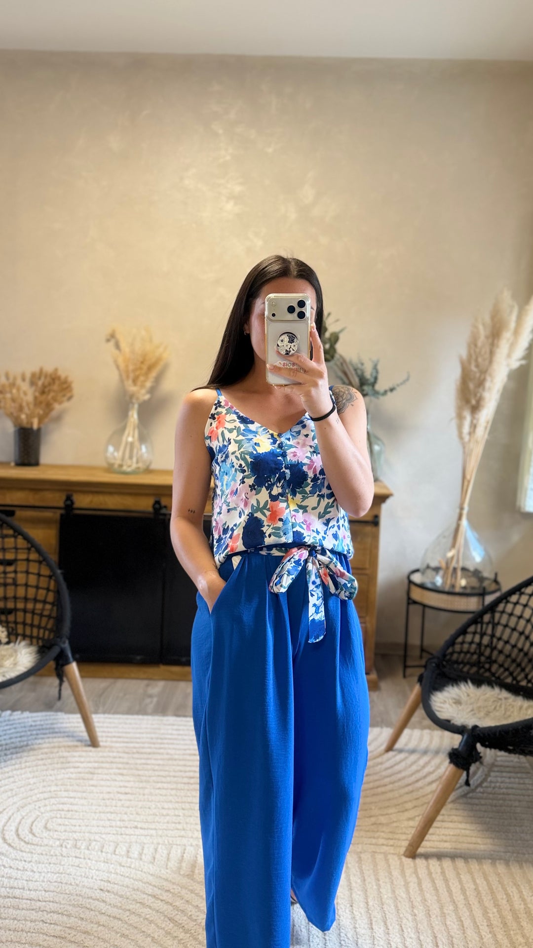 Top Hugo bleu CURVY