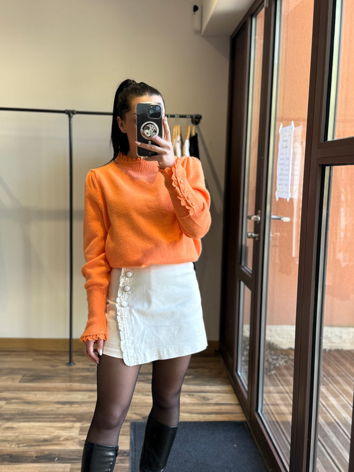 Jupe short Imen blanc