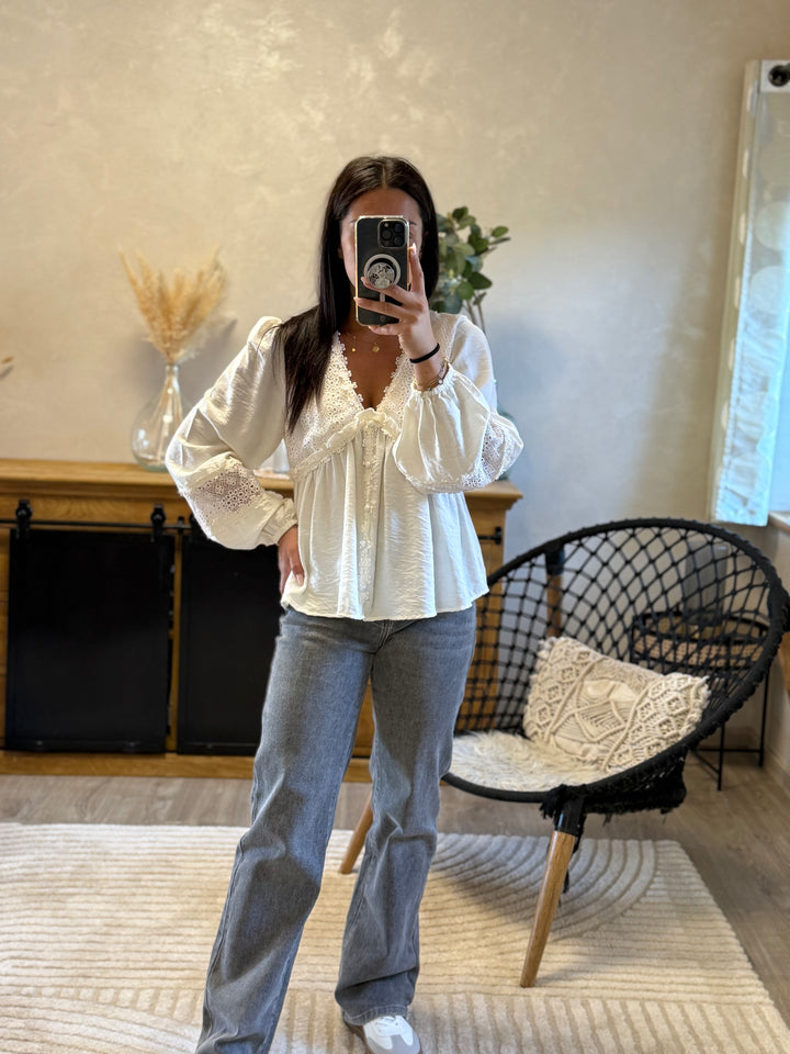 Blouse Flow écru