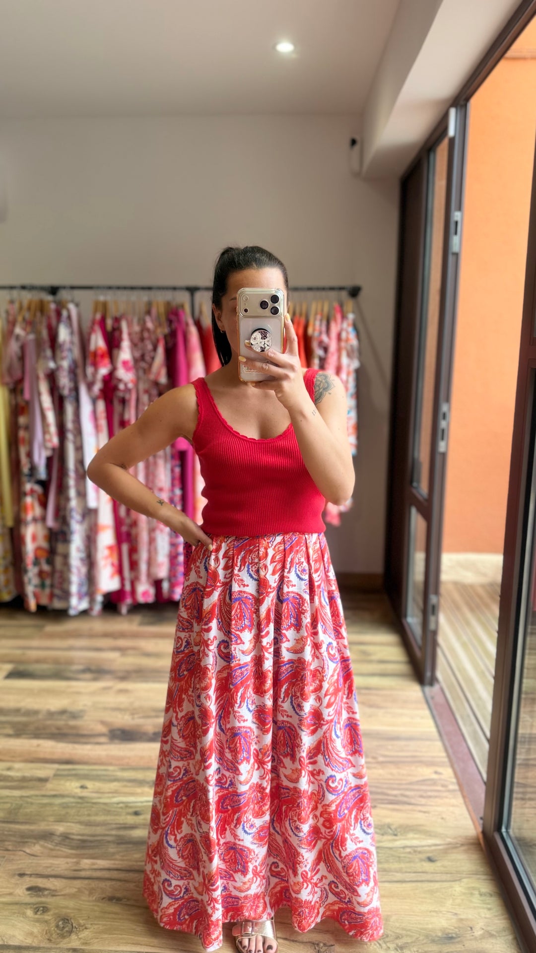 Top Molos rouge