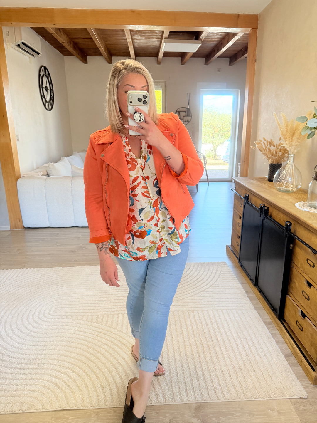 Veste suédine CURVY