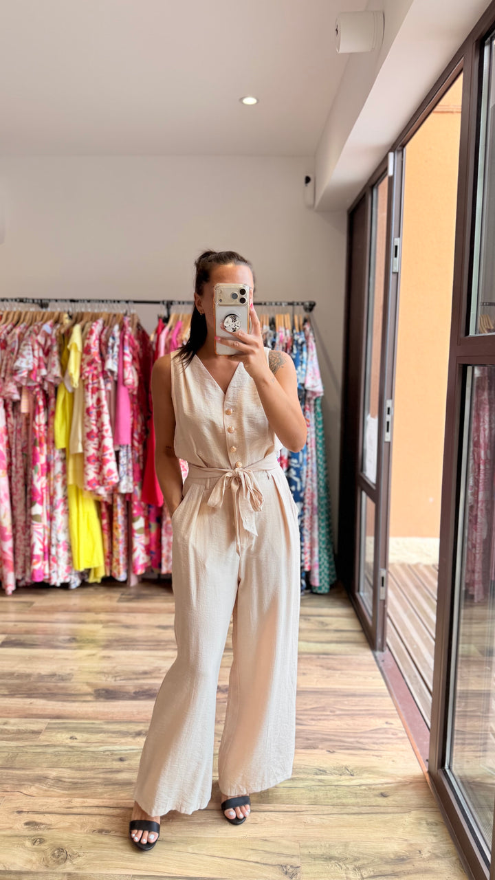 Combinaison Roxane beige CURVY
