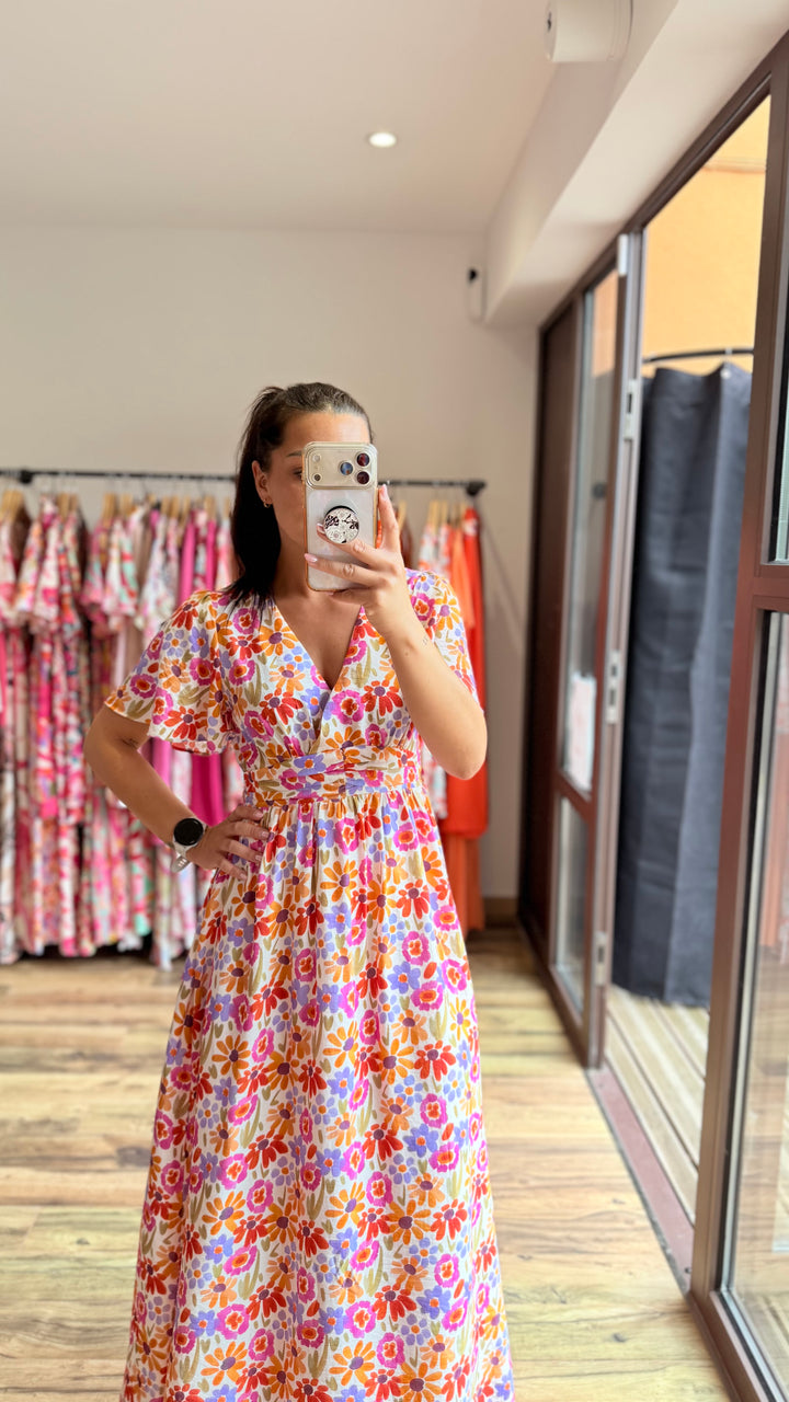 Robe longue Lise (dos ouvert)