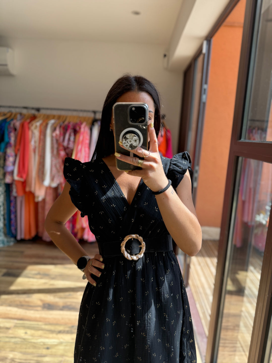 Robe Maya noir CURVY