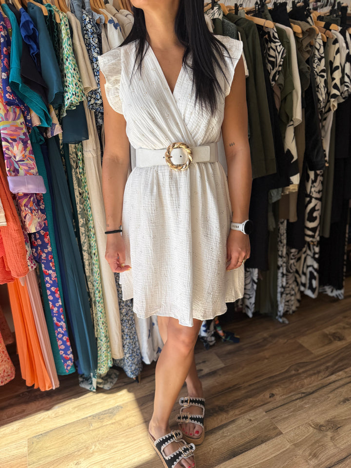 Robe Maya blanche CURVY