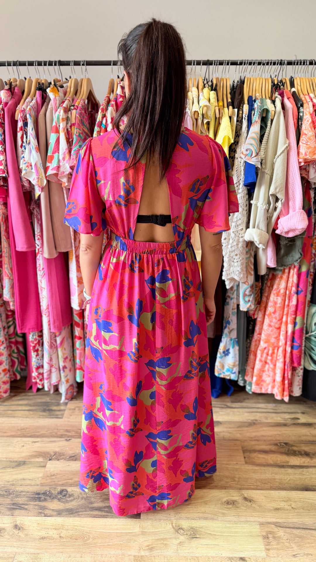 Robe longue Judith (dos ouvert)