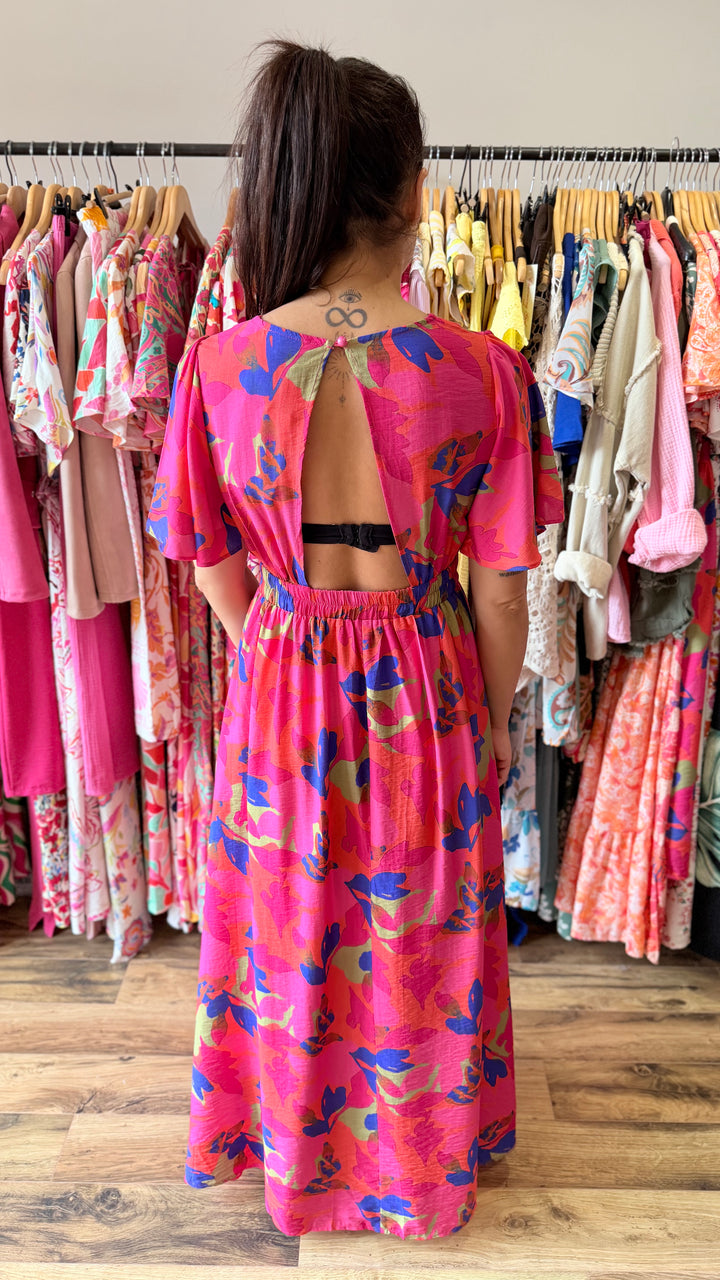 Robe longue Judith (dos ouvert)