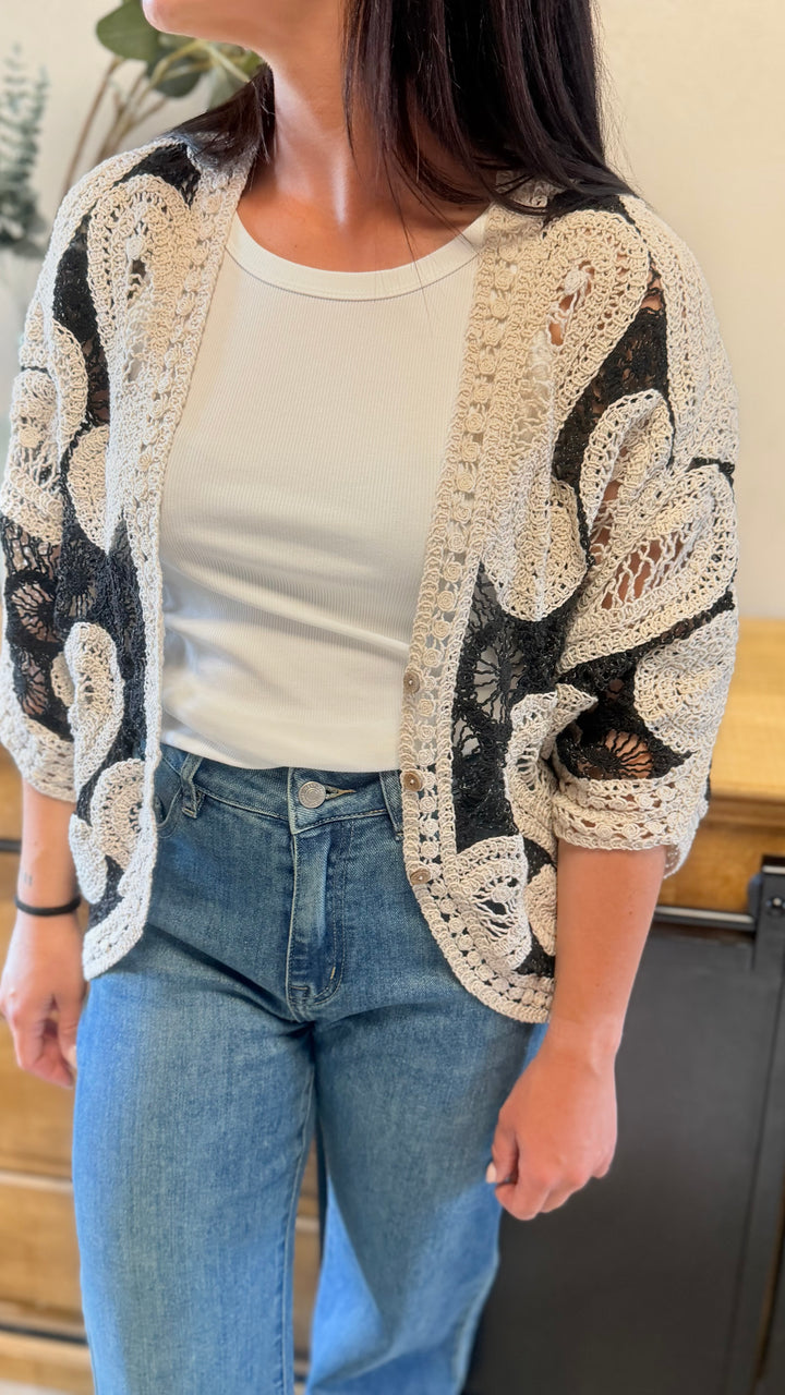 Gilet en crochet Rony