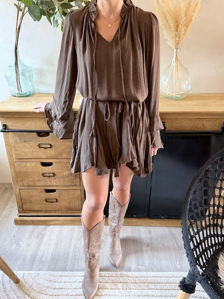 Robe Alexandro chocolat