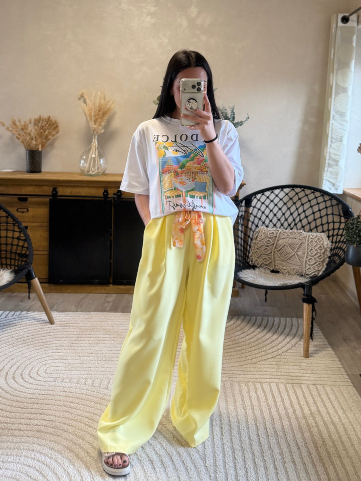 Pantalon hella jaune CURVY