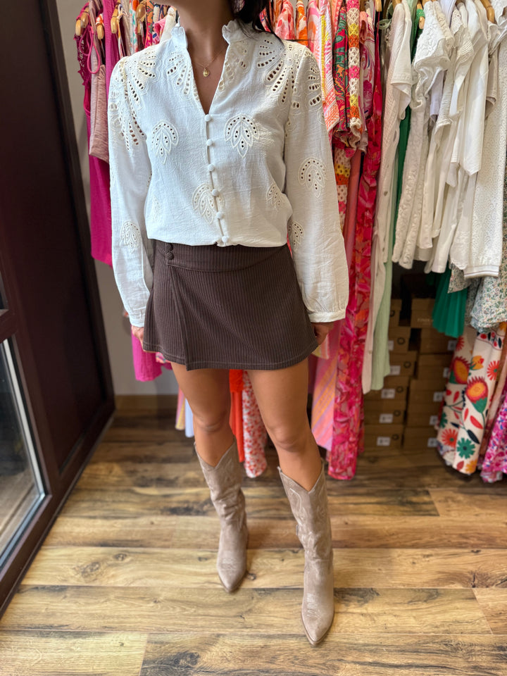 Jupe short en maille