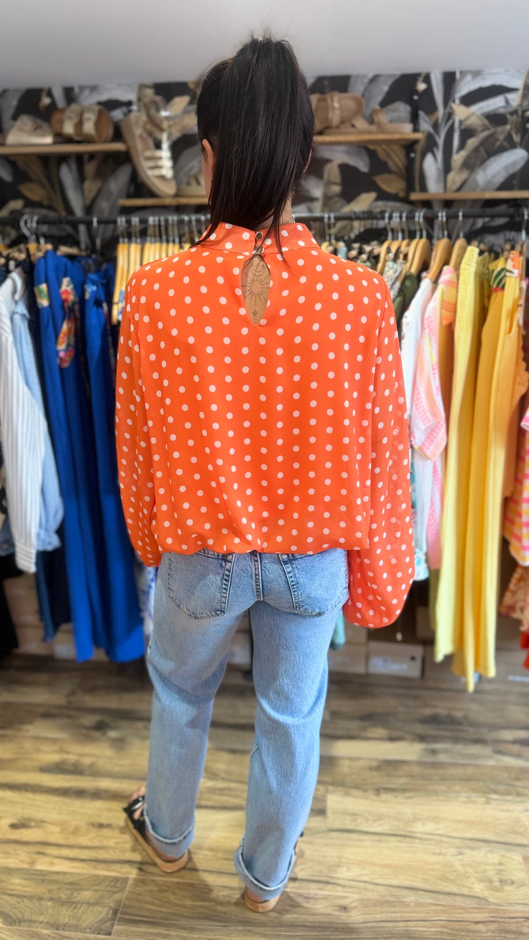 Blouse Kop orange