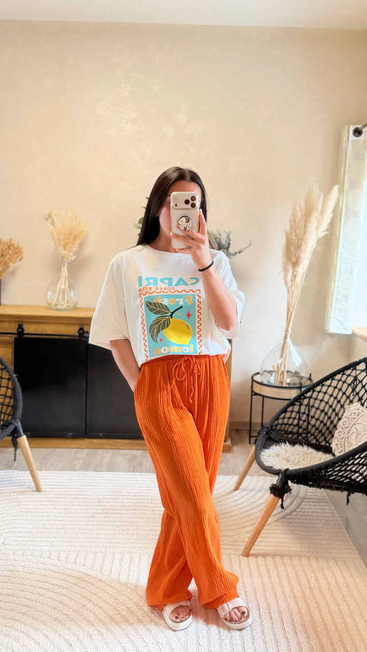 Teeshirt capri