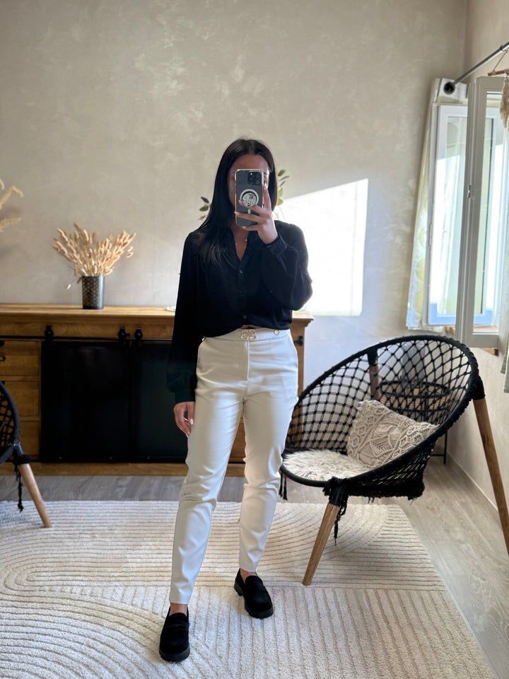 Pantalon beige Tino CURVY