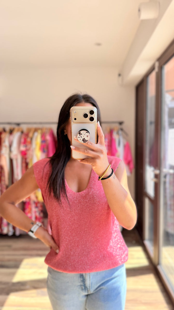 Top Milane corail