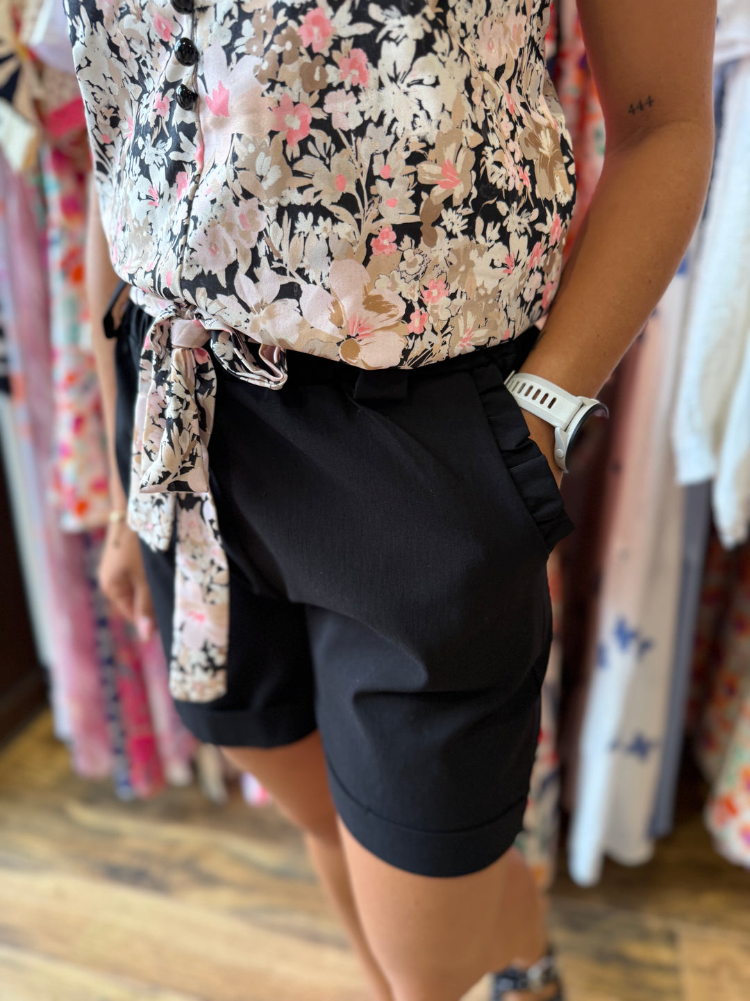 Short bommy noir CURVY