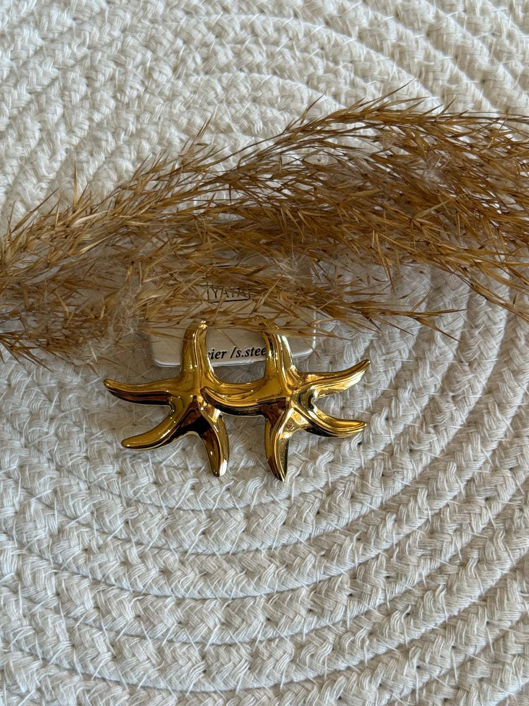 Boucles d’oreilles étoile de mer