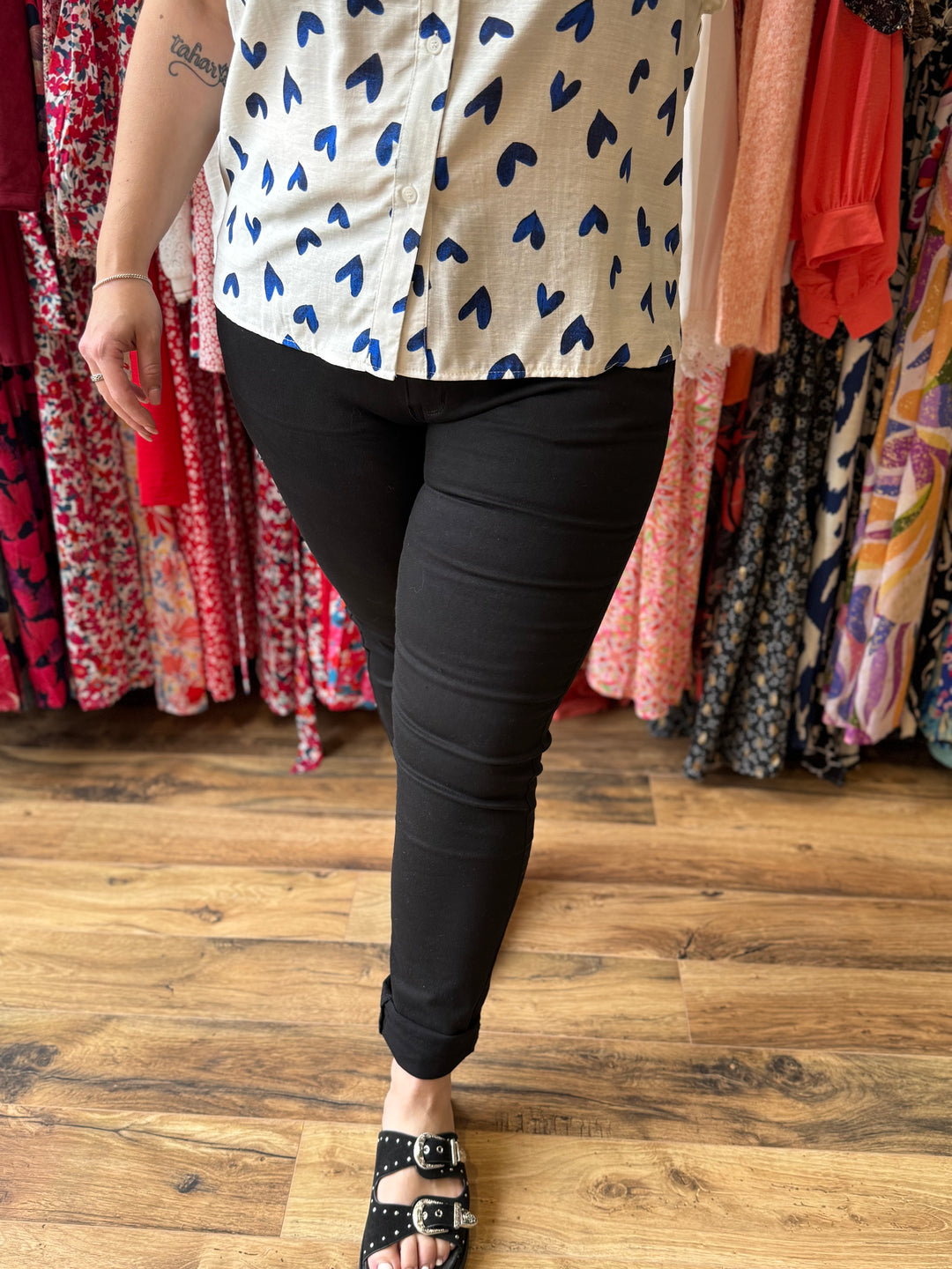 Jean Noir curvy léger