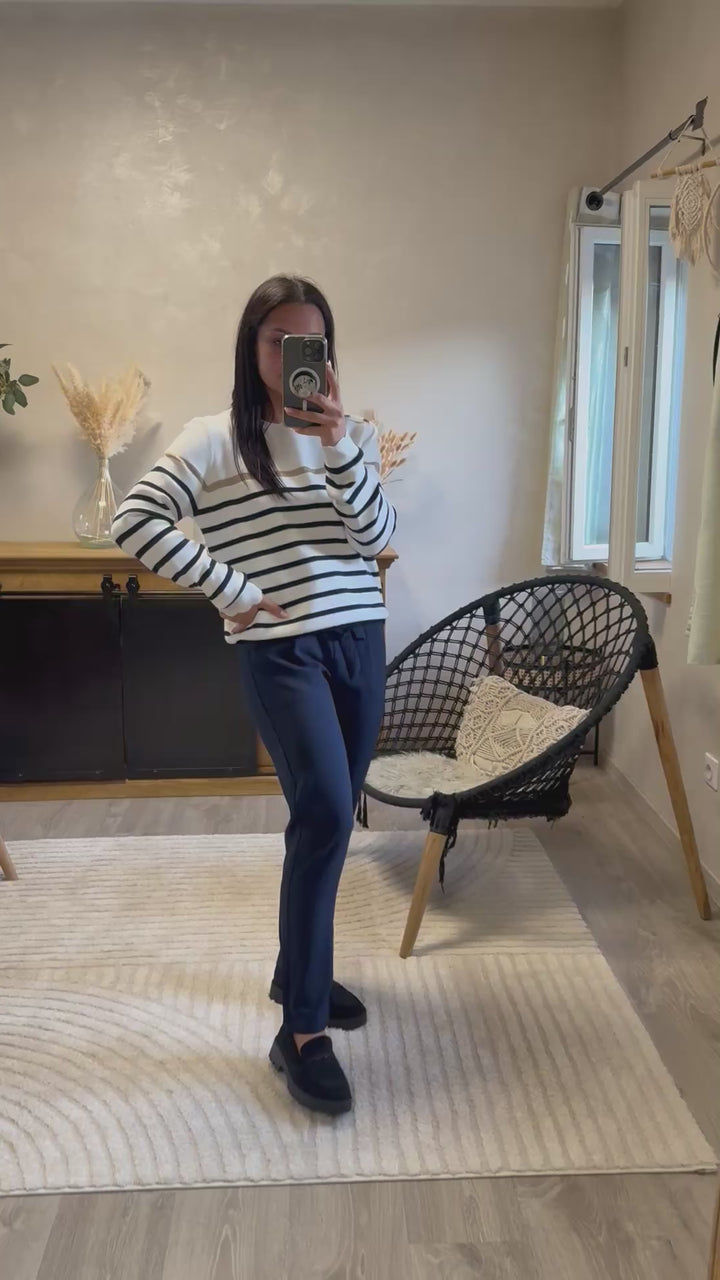 Pull marinière Pascal