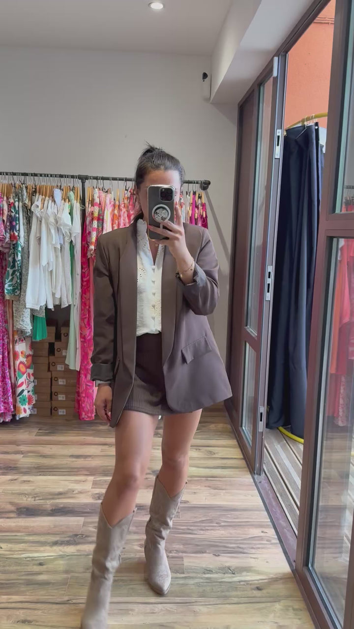 Jupe short en maille