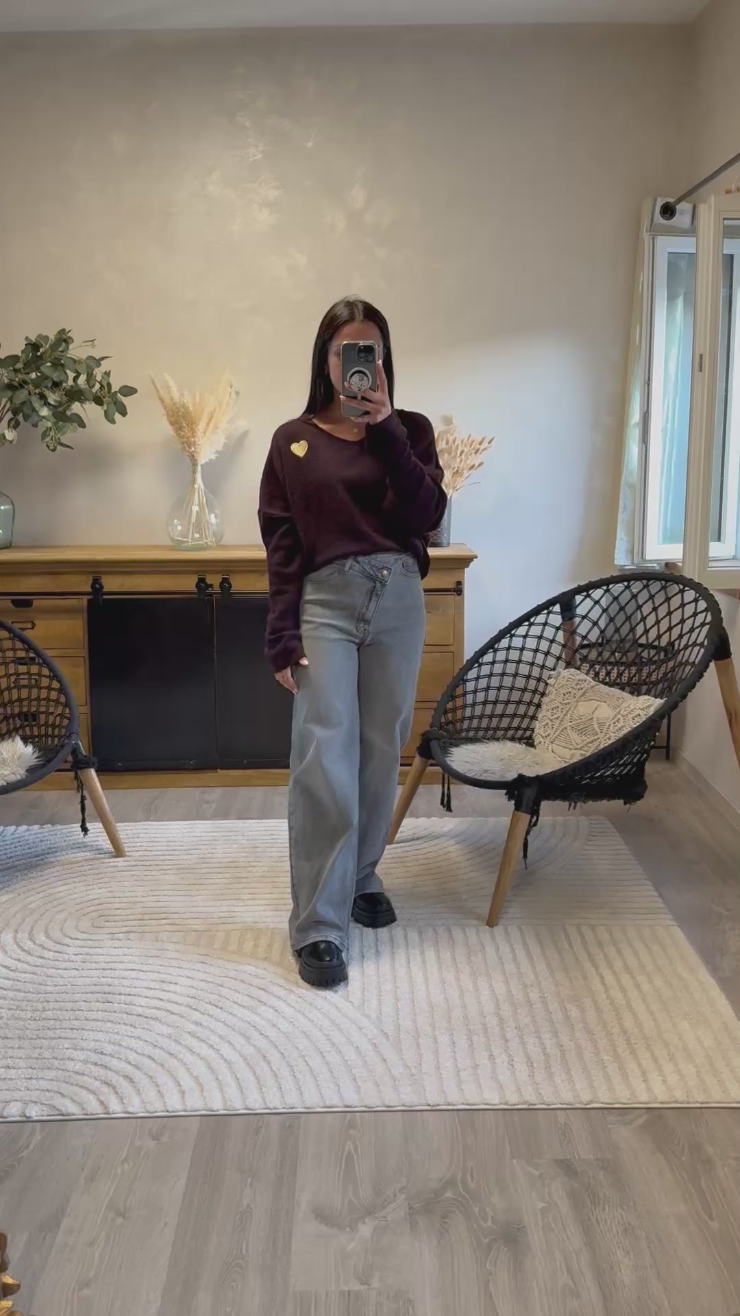 Pull Juanito aubergine