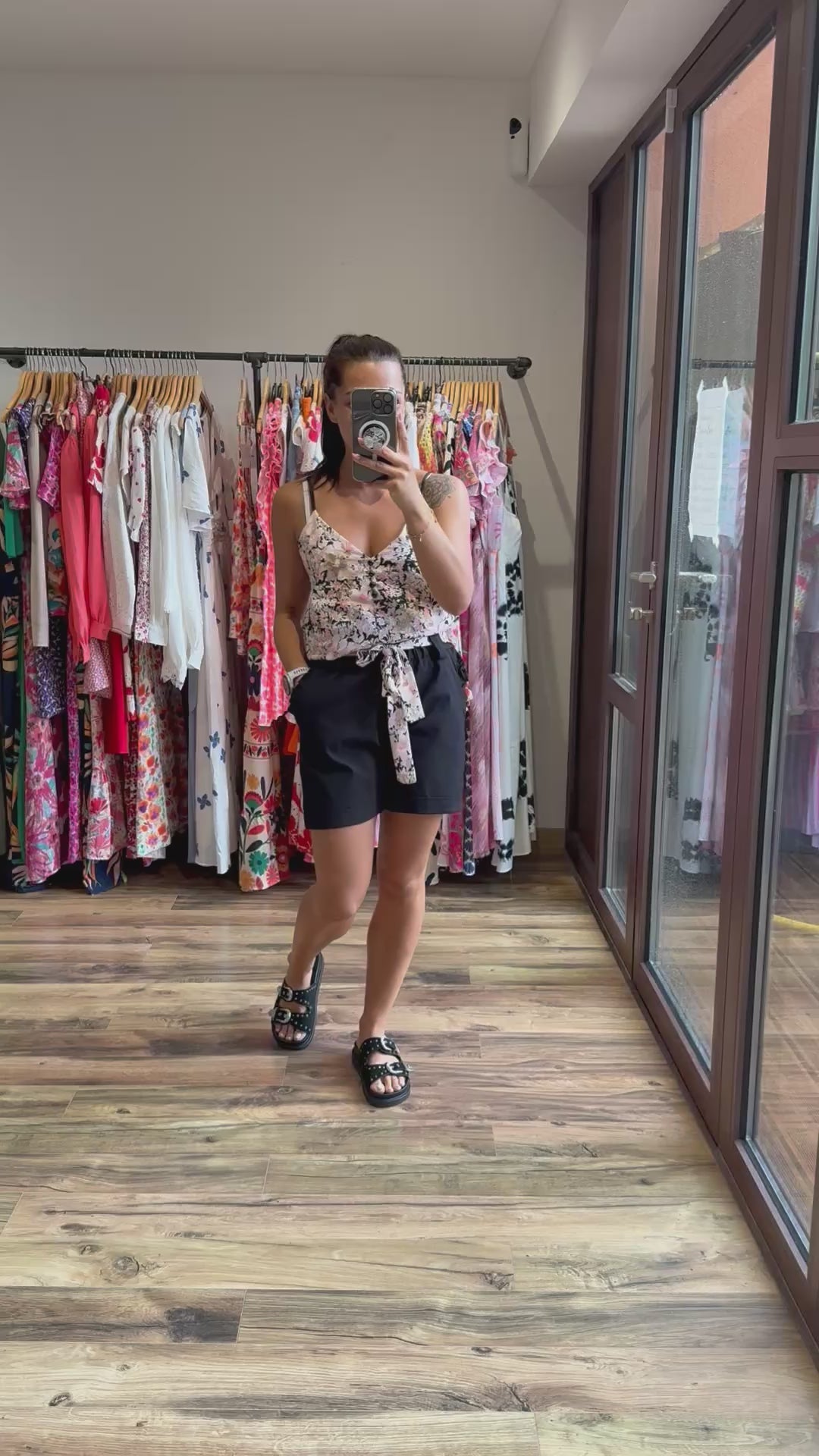 Top Malaga noir CURVY