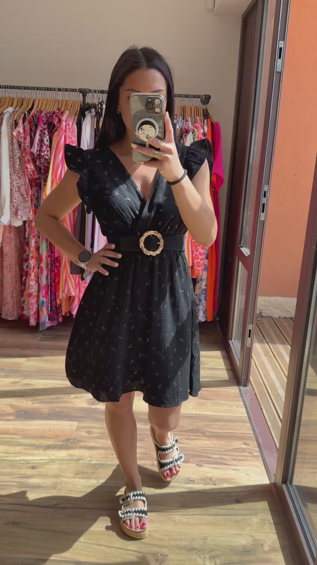 Robe Maya noir CURVY